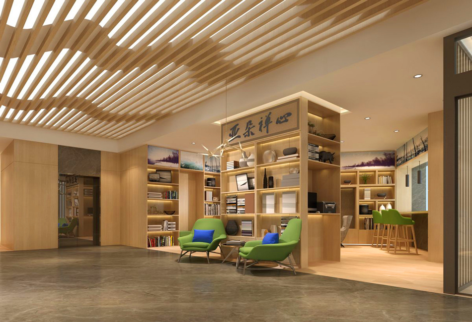 郑州亚朵连锁商务酒店装建设计成效图