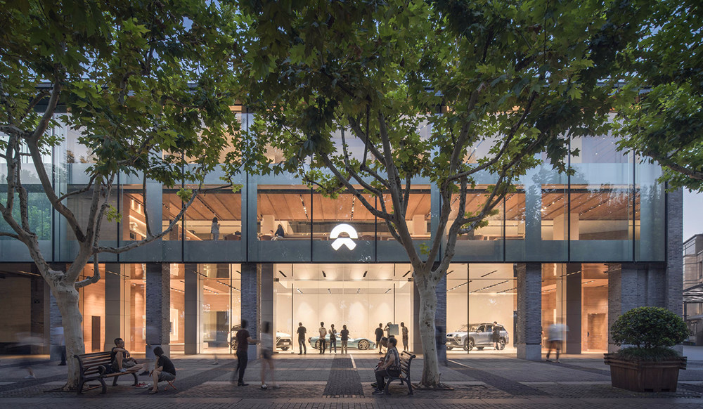 郑州NIO温反旗舰展厅装建公司设计案例