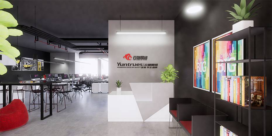 郑州云础网络办公装建公司设计案例