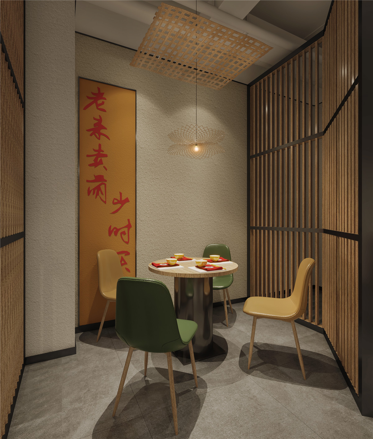 郑州神都霸王牛肚串串火锅店装建设计案例
