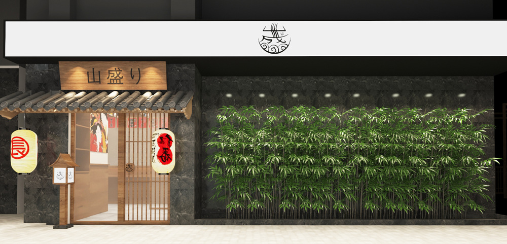 郑州山盛日料店装建公司设计案例