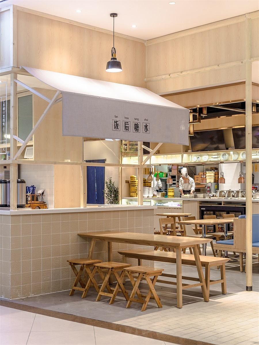 郑州牛腩饭餐饮店装建公司设计案例