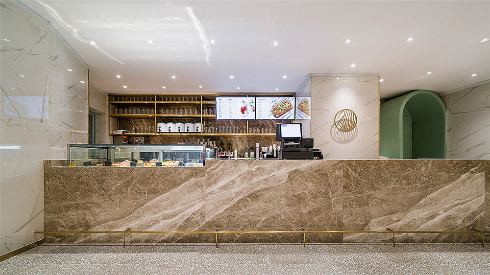 郑州贝星茶饮店装建公司设计案例
