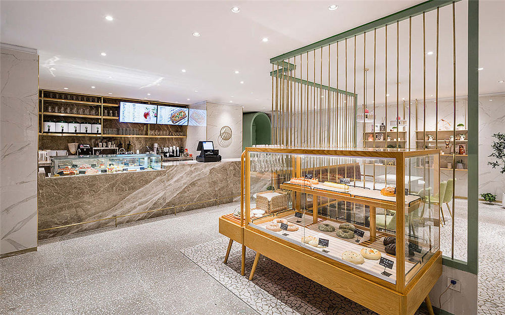 郑州贝星茶饮店装建公司设计案例