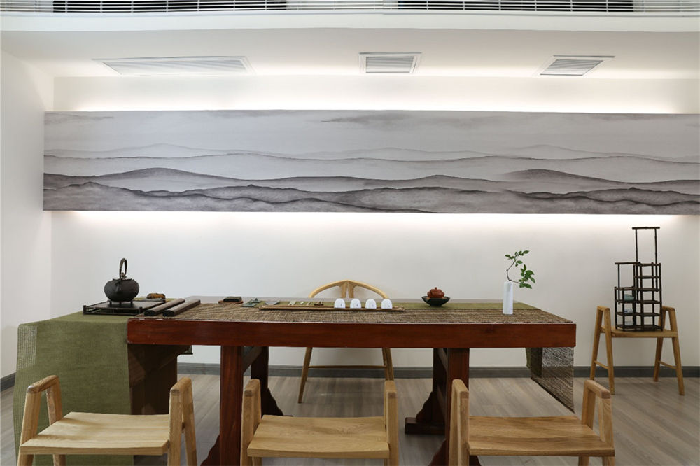 郑州茶悦中式茶餐厅装建公司设计案例