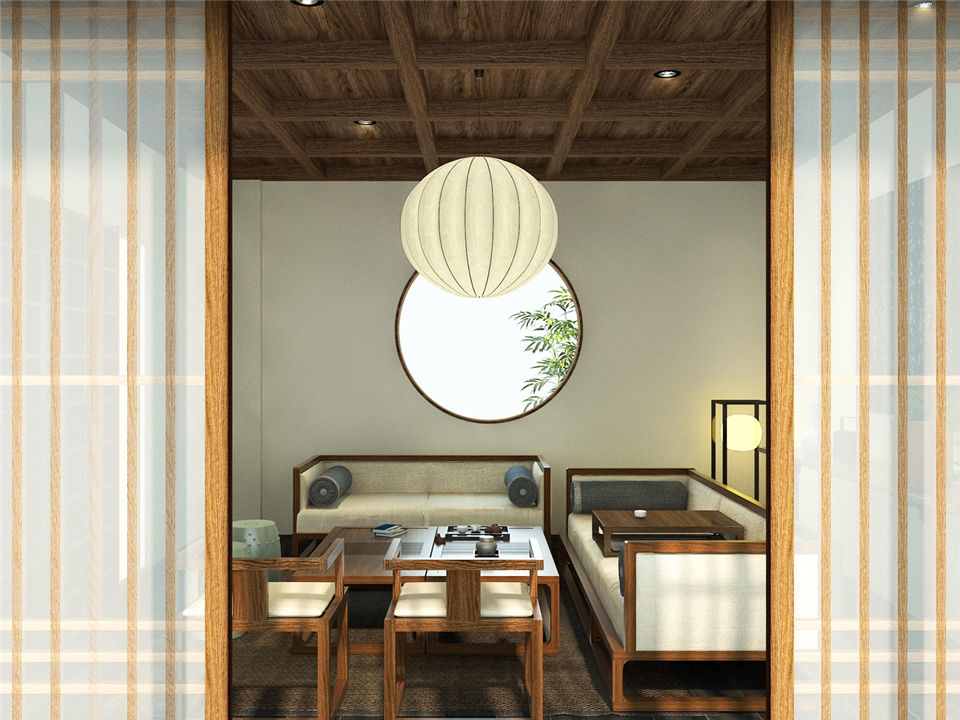 郑州禅心茶餐厅装建公司设计案例