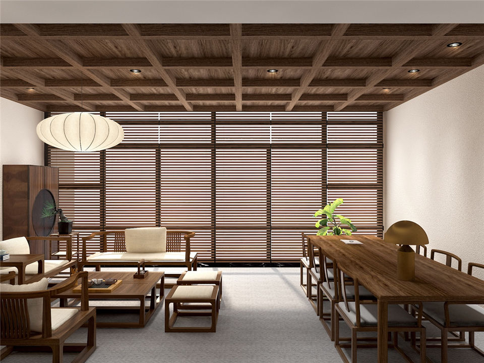 郑州禅心茶餐厅装建公司设计案例