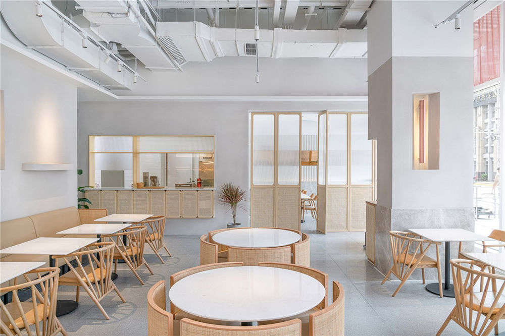 郑州垦上茶餐厅装建公司设计案例