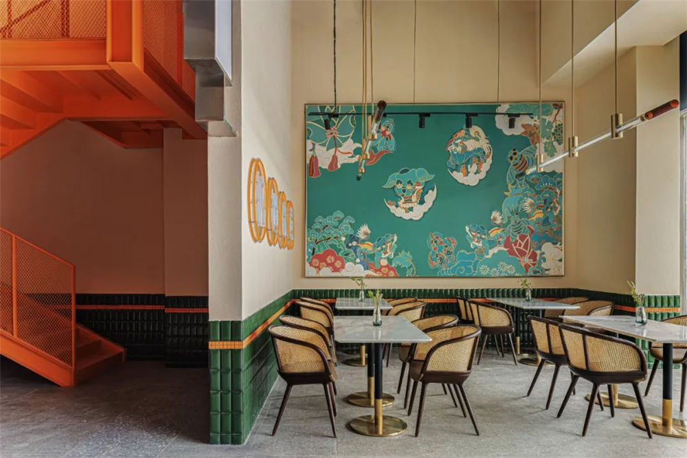 郑州别样港味茶餐厅装建公司设计案例