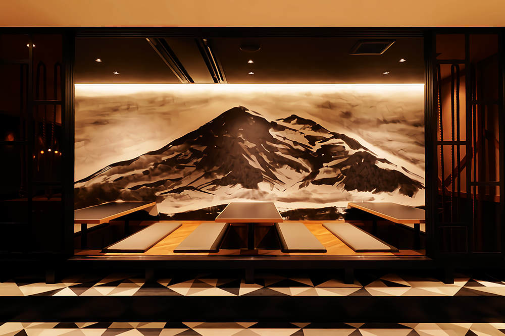 郑州日本山头火拉面餐厅装建公司设计案例