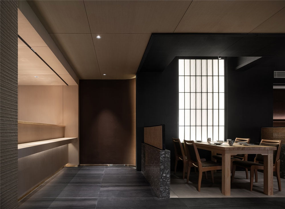 郑州隐竹日式操持餐厅装建公司设计案例