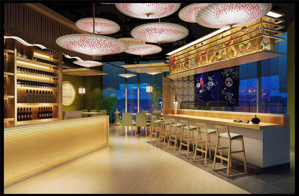 郑州迎春日料店装建公司设计案例
