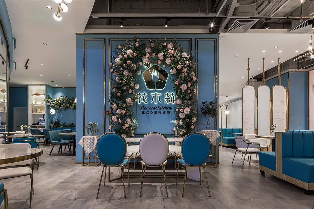 郑州花木莉西餐厅设计公司装建案例