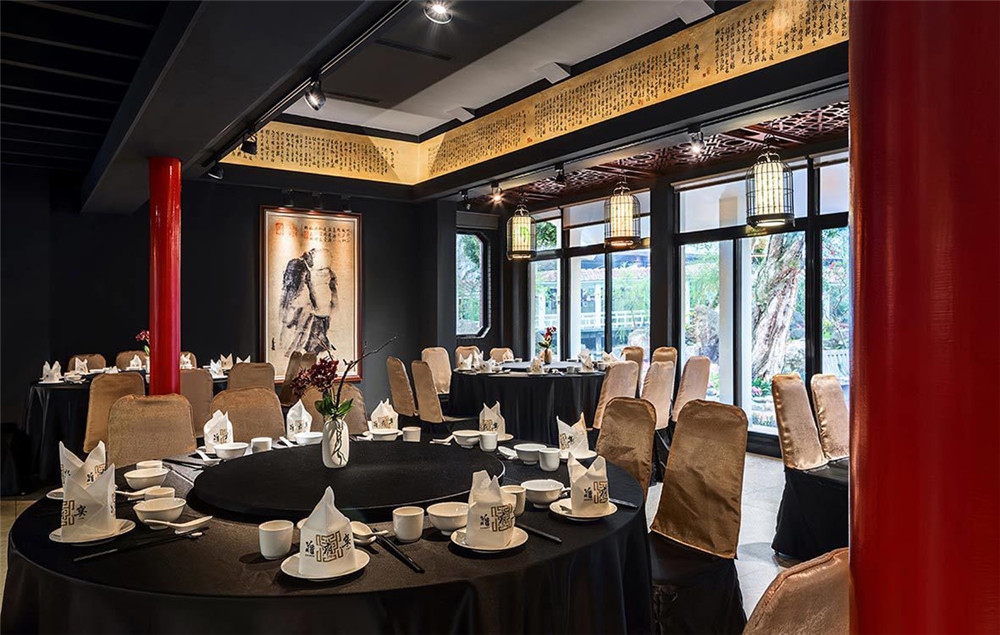 郑州蒋府宴中餐厅装建公司设计案例