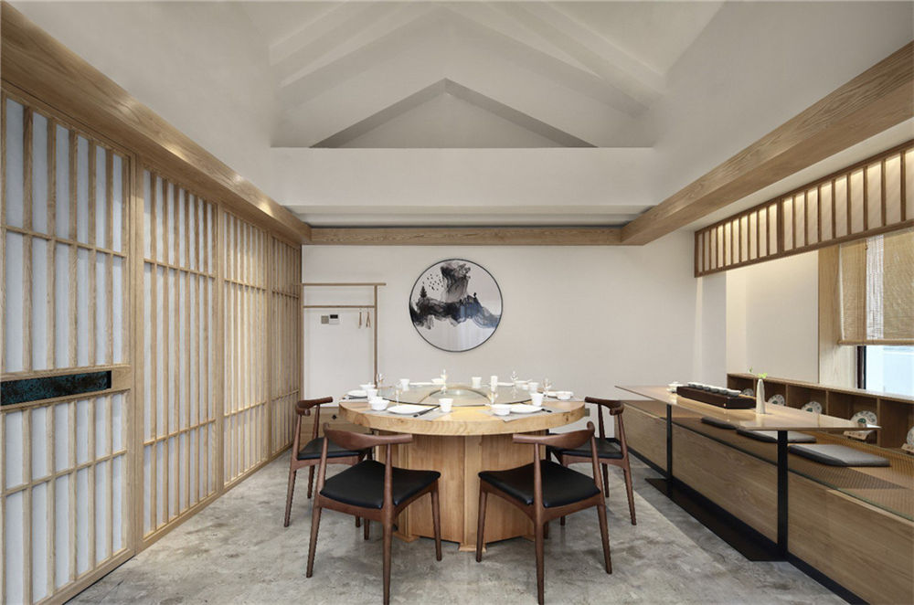 郑州禅意中餐厅装建公司设计案例