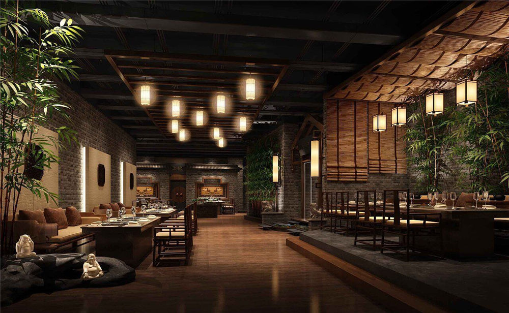 郑州青门火锅店装建公司设计案例