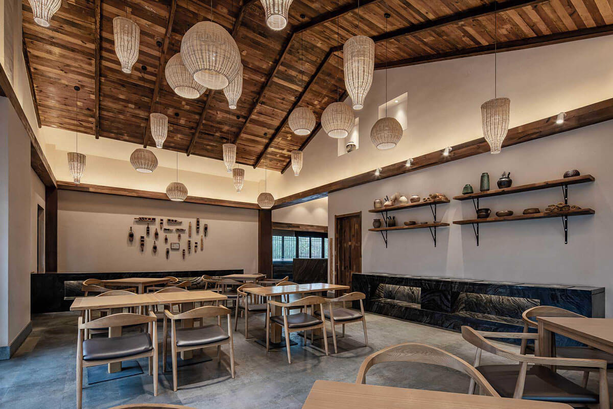 文旅酒店设计案例—竹木主题民宿度假酒店装建分享(图22)