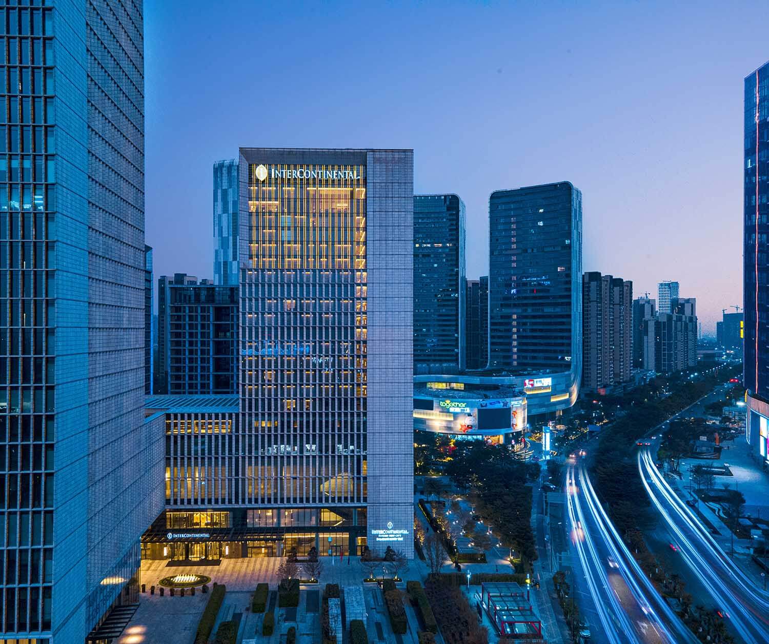 郑州酒店设计公司-保利洲际酒店装建设计案例(图2)