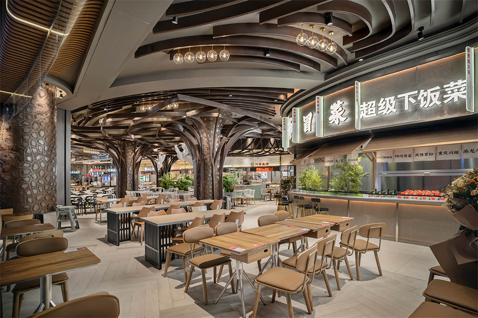 郑州美食广场设计公司食通天美食市集装建案例(图21) 郑州美食广场设计公司食通天美食市集装建案例(图21)