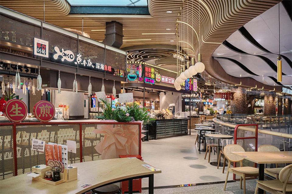 郑州美食广场设计公司食通天美食市集装建案例(图29) 郑州美食广场设计公司食通天美食市集装建案例(图29)