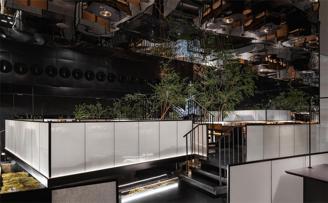 黑牛の店特色创意日式烧肉餐厅装建设计(图3)