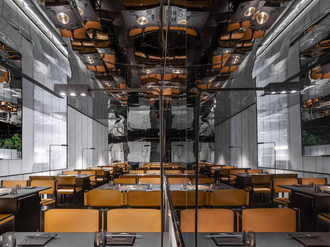 黑牛の店特色创意日式烧肉餐厅装建设计(图5)
