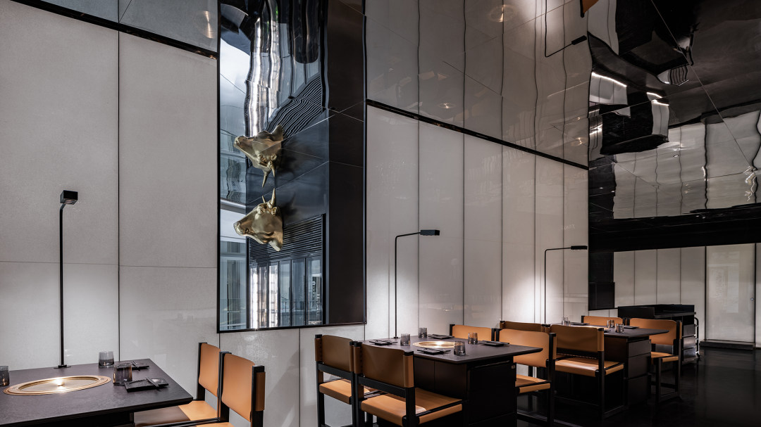 黑牛の店特色创意日式烧肉餐厅装建设计(图8)