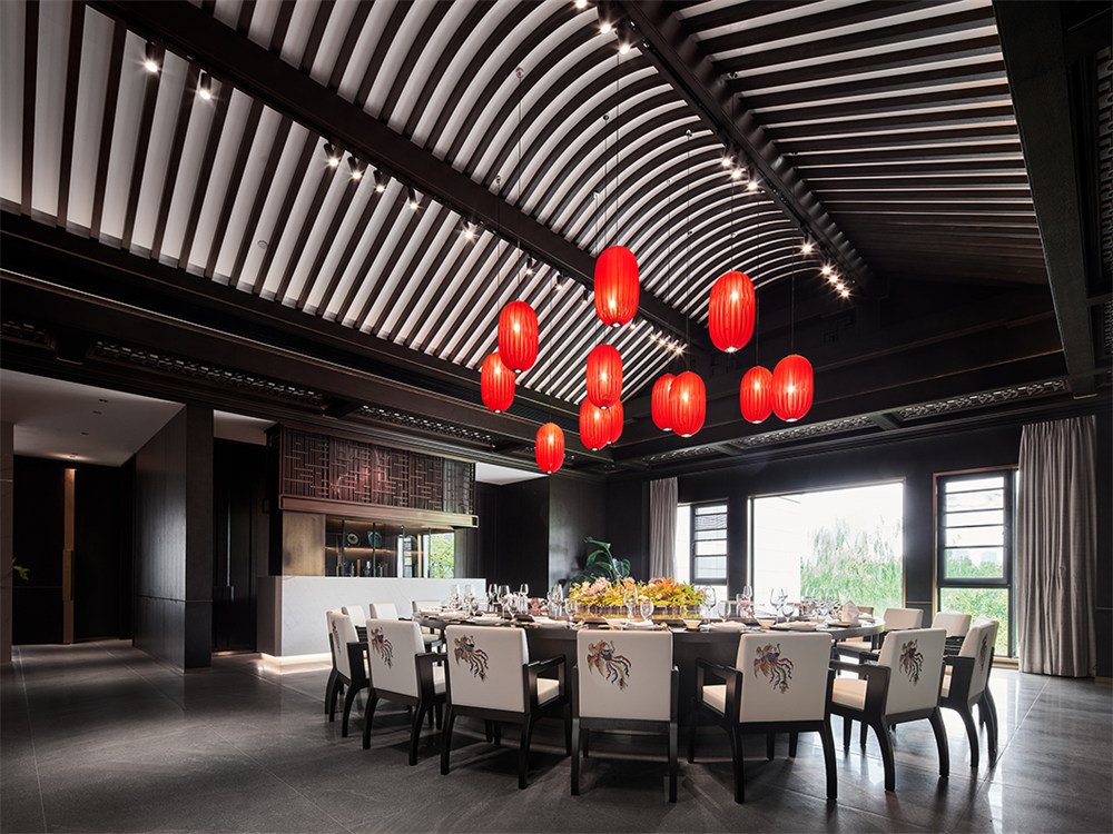 东方礼节 迪荡喜粤一号中餐厅装建设计(图12) 东方礼节 迪荡喜粤一号中餐厅装建设计(图12)