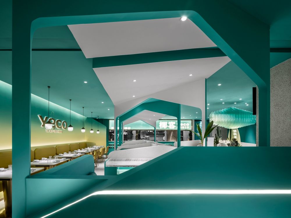 郑州火锅店设计推荐海南椰子鸡火锅店装建规划(图3) 郑州火锅店设计推荐海南椰子鸡火锅店装建规划(图3)