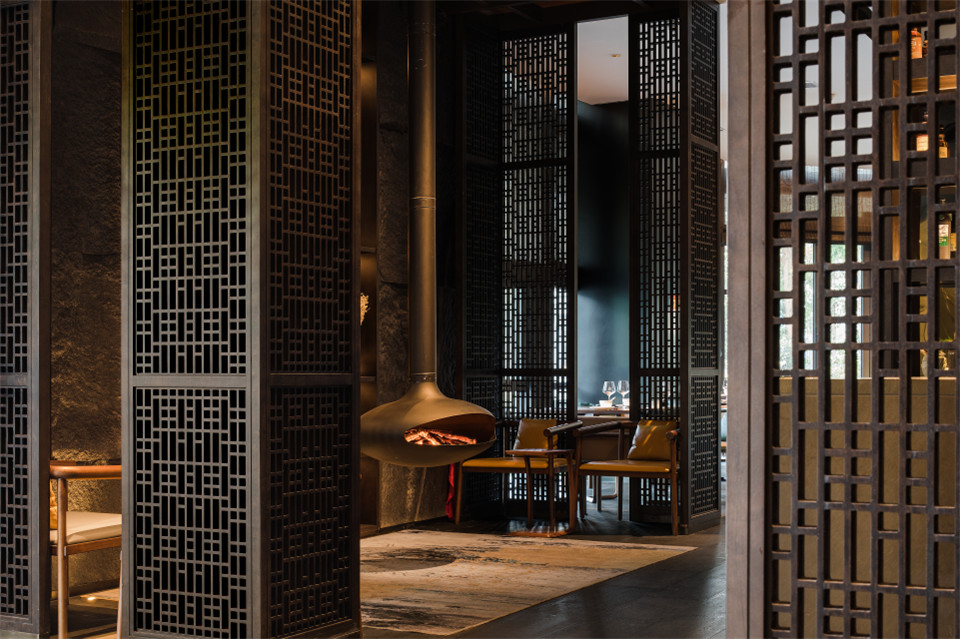 郑州餐厅设计推荐山居荣府杭助菜中餐厅设计(图5) 郑州餐厅设计推荐山居荣府杭助菜中餐厅设计(图5)