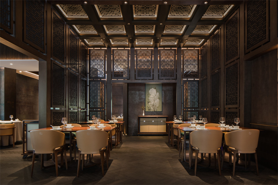 郑州餐厅设计推荐山居荣府杭助菜中餐厅设计(图9) 郑州餐厅设计推荐山居荣府杭助菜中餐厅设计(图9)