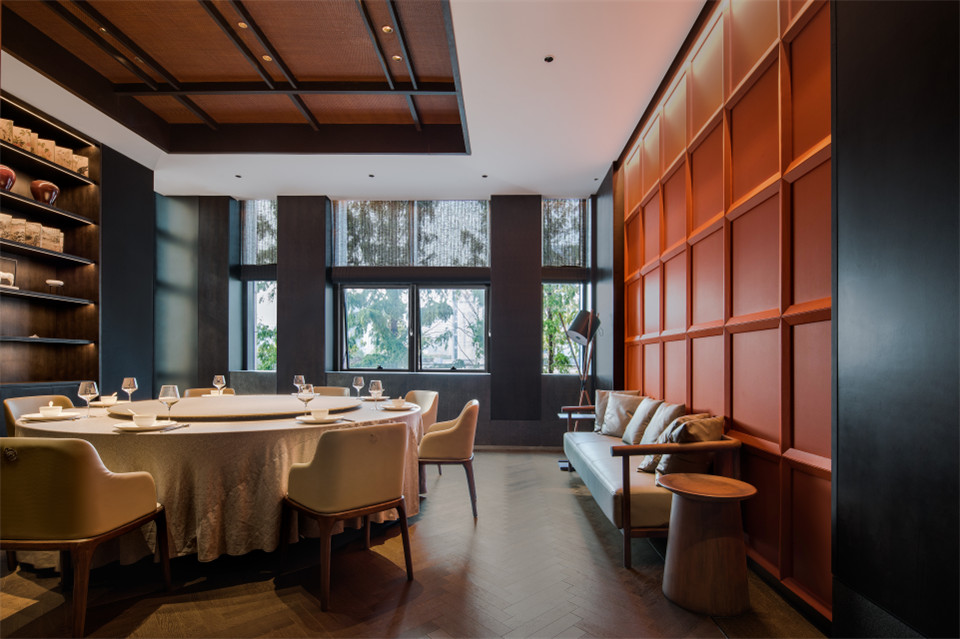郑州餐厅设计推荐山居荣府杭助菜中餐厅设计(图11) 郑州餐厅设计推荐山居荣府杭助菜中餐厅设计(图11)