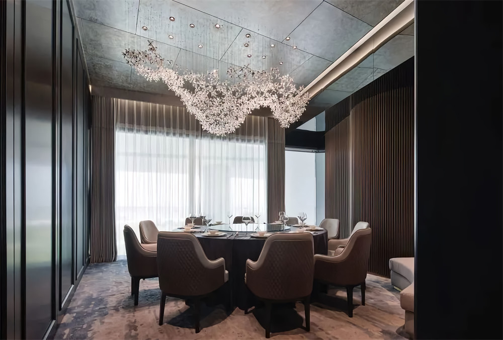 郑州餐饮装建公司推荐高端粤菜海鲜餐厅设计(图8) 郑州餐饮装建公司推荐高端粤菜海鲜餐厅设计(图8)