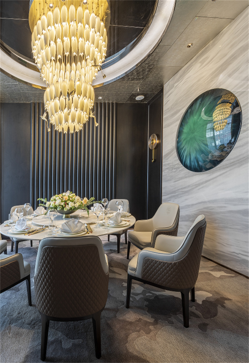 郑州餐饮装建公司推荐高端粤菜海鲜餐厅设计(图9) 郑州餐饮装建公司推荐高端粤菜海鲜餐厅设计(图9)
