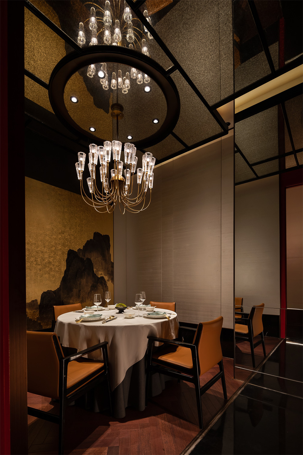 郑州高端餐饮设计推荐粤淮轩餐厅装建设计规划(图11) 郑州高端餐饮设计推荐粤淮轩餐厅装建设计规划(图11)