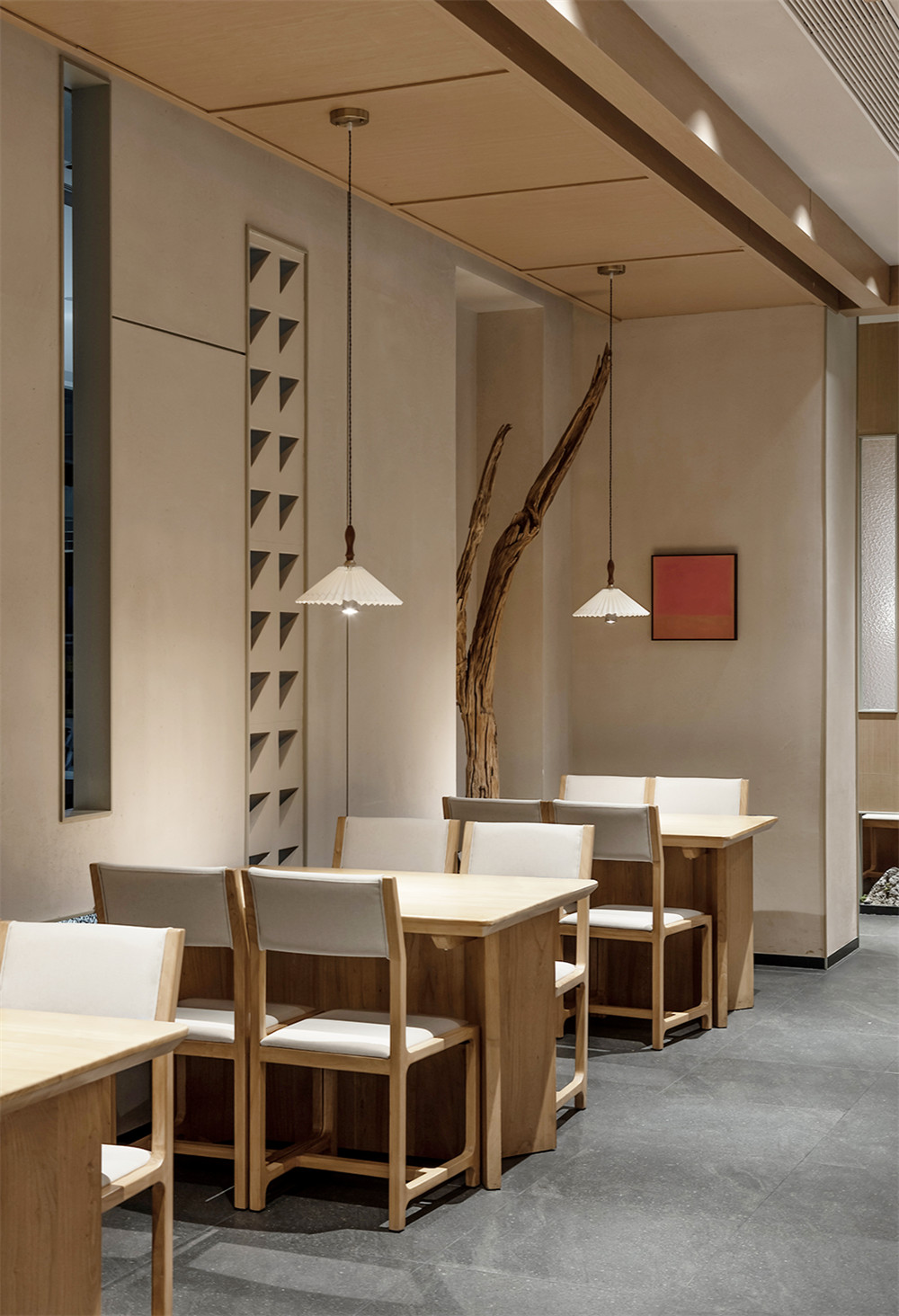 极简禅意风妈妈菜餐厅装建设计规划(图7) 极简禅意风妈妈菜餐厅装建设计规划(图7)