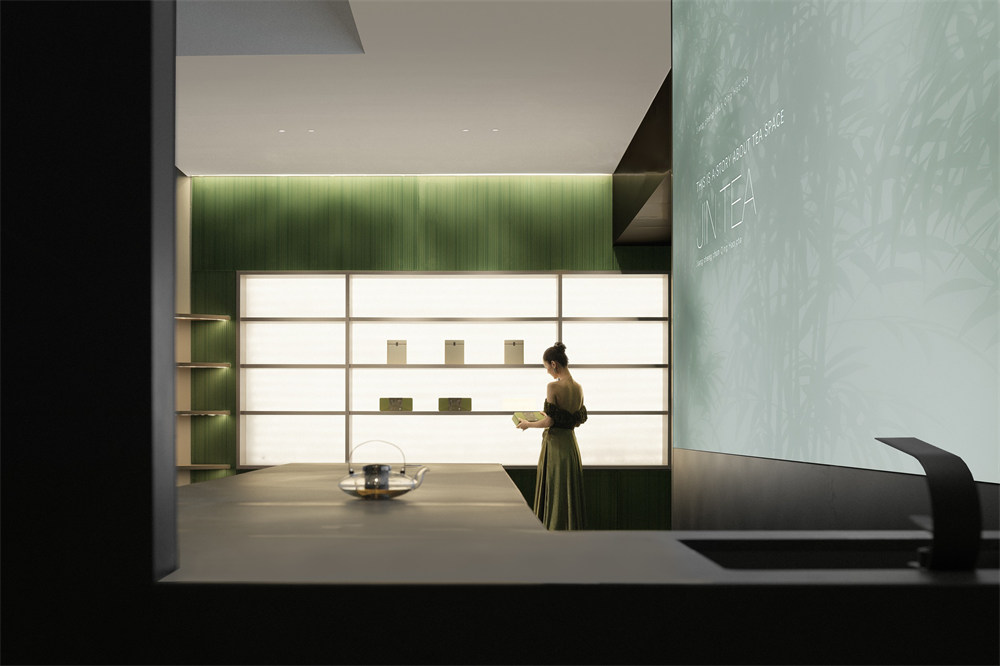 现代东方韵味 津乔茶茶叶店面装建设计规划(图8) 现代东方韵味 津乔茶茶叶店面装建设计规划(图8)