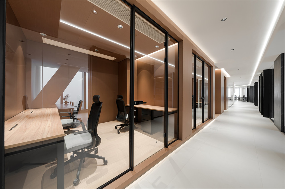 现代简约风医药公司办公室装建设计规划(图2) 现代简约风医药公司办公室装建设计规划(图2)