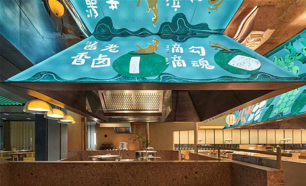 农耕记土潮风特色湖南菜餐厅装建设计规划(图4) 农耕记土潮风特色湖南菜餐厅装建设计规划(图4)