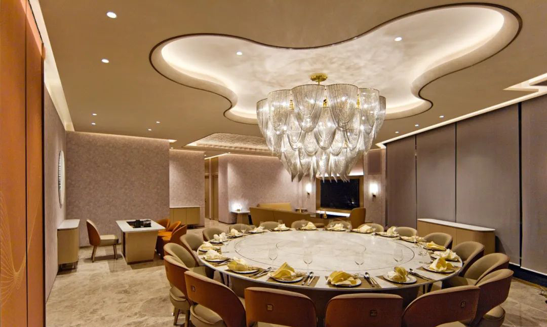 福临门轻奢风粤菜中餐厅装建设计规划(图6) 福临门轻奢风粤菜中餐厅装建设计规划(图6)