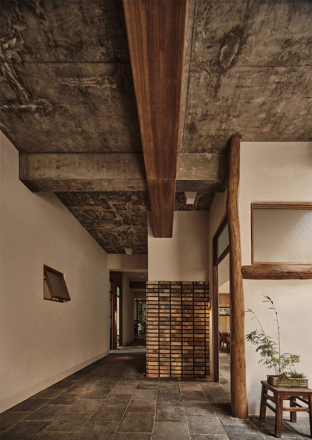 郑州BB贝博大分享花迹·山野地路农家菜餐厅装建设计(图6)
