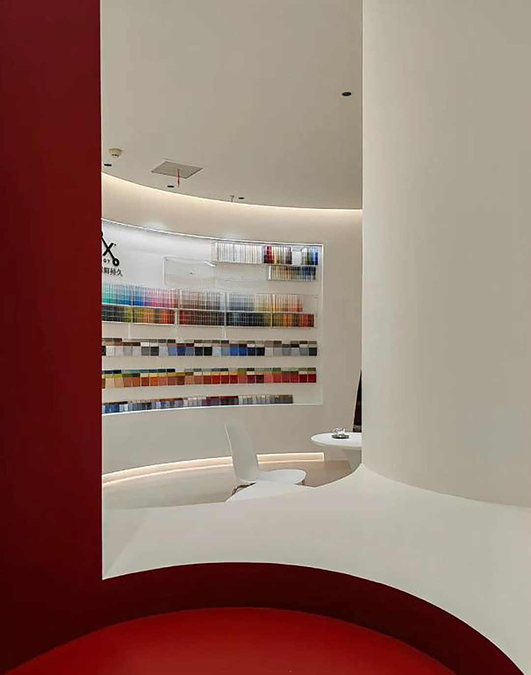 郑州BB贝博大推荐本杰明艺术涂料展厅装建设计(图9)