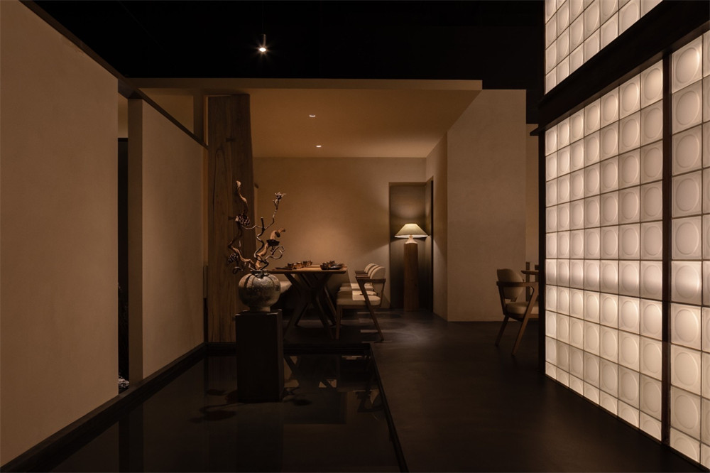 传统园林融合现代美学  眉舍川菜餐厅装建设计(图5)