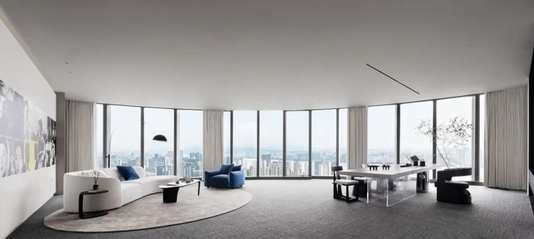 极简艺术风直播公司多媒体办公室装建设计规划(图6)