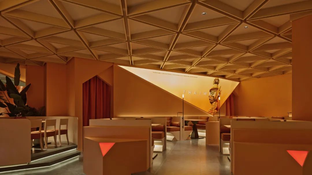 郑州BB贝博大推荐THAIWETAI泰味太连锁泰式餐厅装建设计(图5)