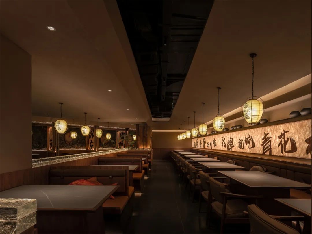 一品鱼悦烧烤·川菜融合餐厅酒吧装建设计规划(图8)