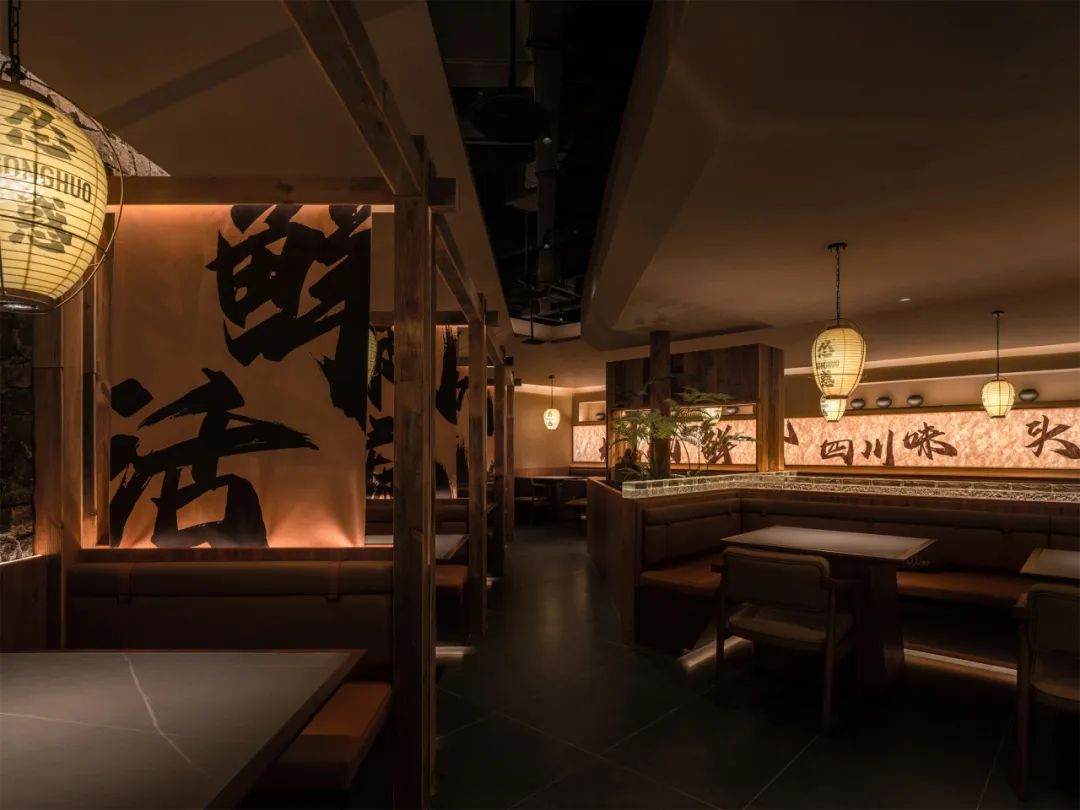 一品鱼悦烧烤·川菜融合餐厅酒吧装建设计规划(图9)