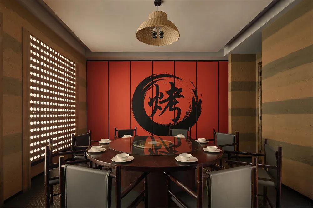 寻味烟火气  万州幼舅母子烤鱼餐厅装建设计(图8)