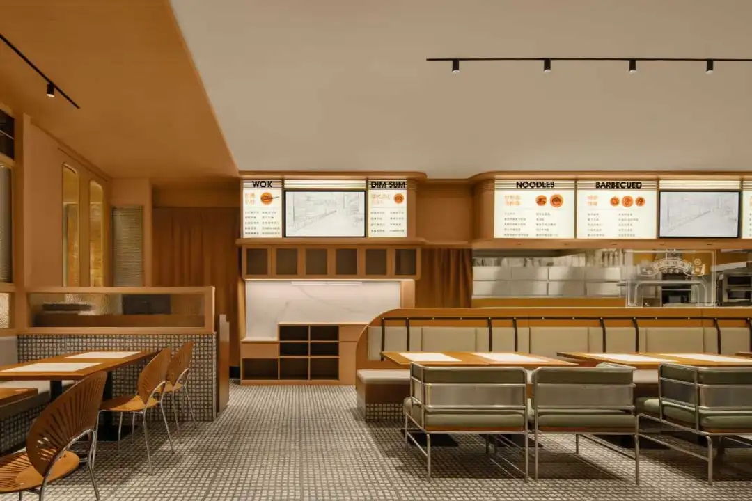 突破传统  温暖清新的港久茶餐厅装建设计规划(图5)