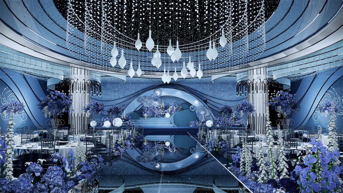 濮阳婚会堂设计-铂曼婚宴酒店装建设计